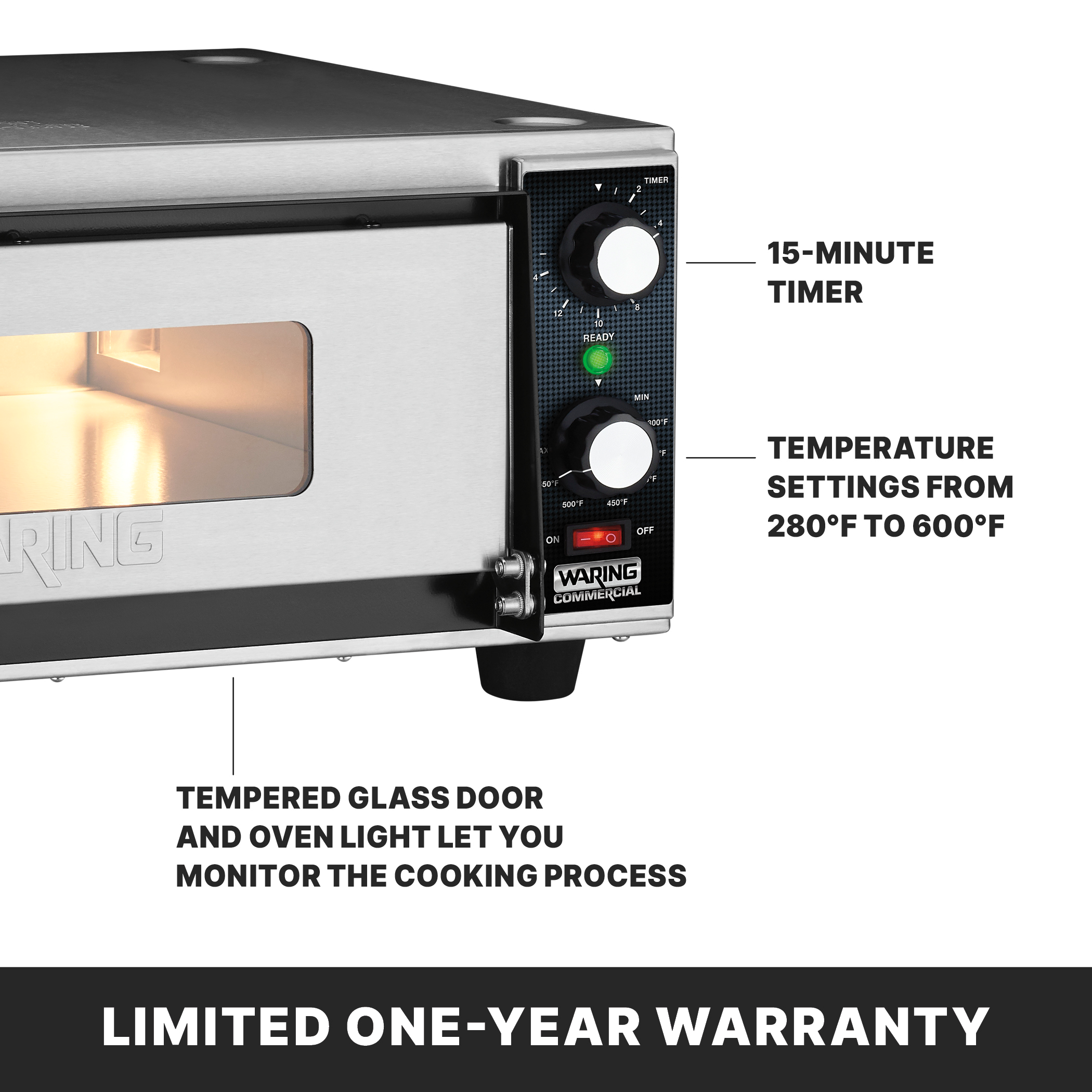 14" Single-Deck Pizza Oven